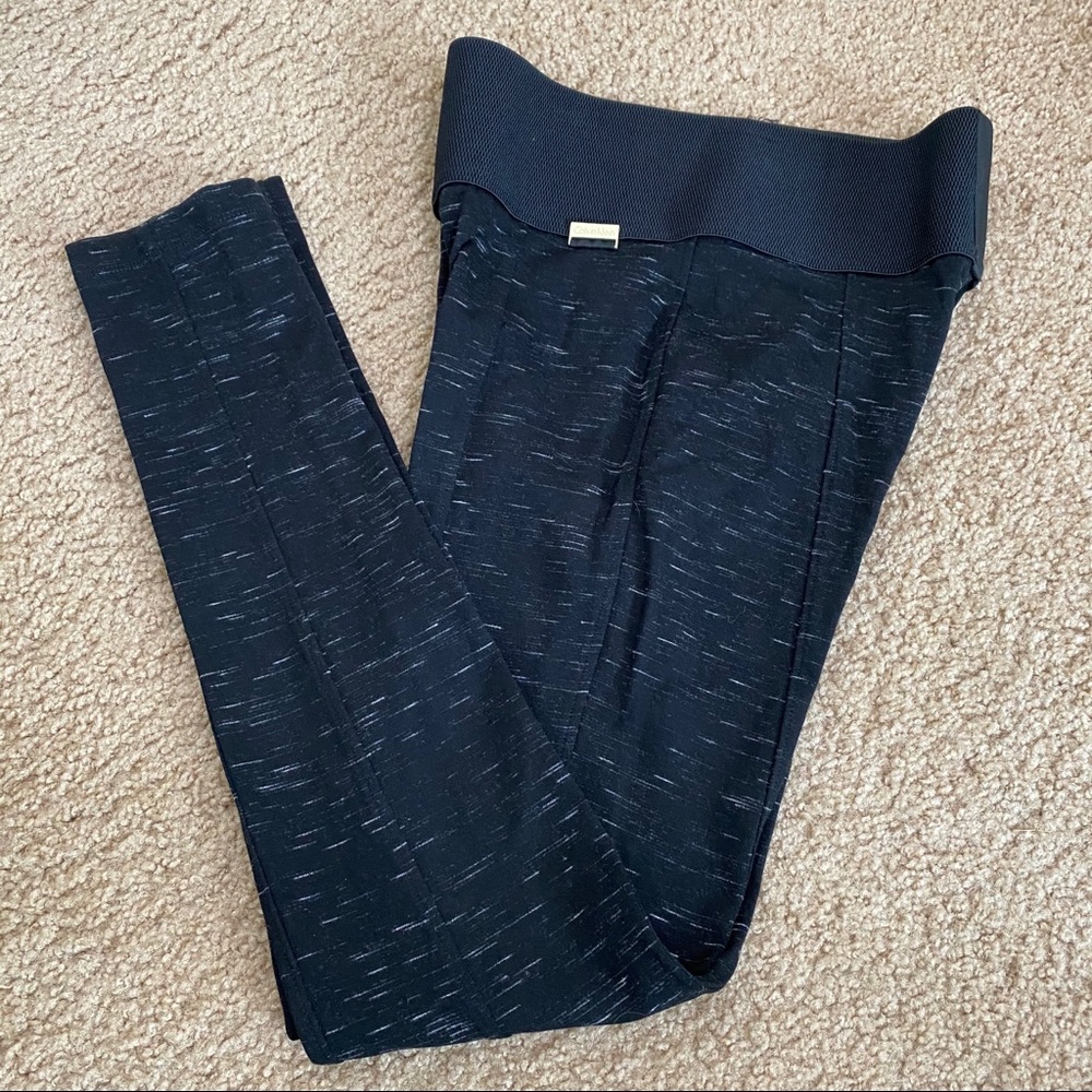 CALVIN KLEIN POWER STRETCH LEGGING BLACK MARLED SM